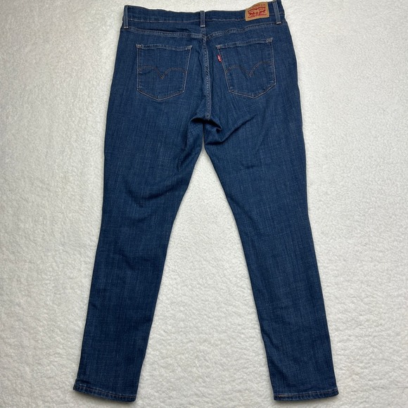 Levi's 311 Womens Jeans 32 Blue Denim Shaping Skinny Mid Rise Stretch Medium - Picture 2 of 14